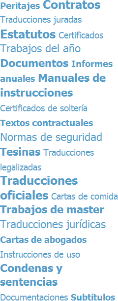 Traductores jurados de sus documentos de aplicación, que convencen tanto a nivel profesional y como en cuanto a precio